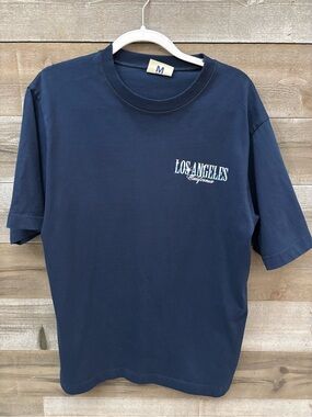 PacSun Los Angeles Chest Graphic Tee - Navy